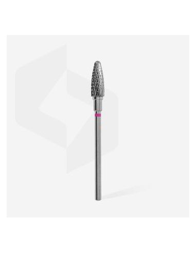 Fraise en carbure de tungstène "maïs", violet, diamètre 5 mm / longueur de la partie de travail 13 mm