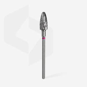 Fraise en carbure de tungstène "maïs", violet, diamètre 6 mm / longueur de la partie de travail 14 mm