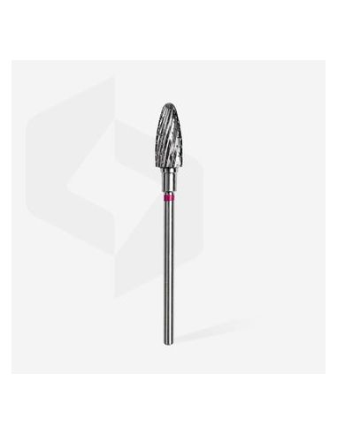 Fraise en carbure de tungstène "maïs", violet, diamètre 6 mm / longueur de la partie de travail 14 mm