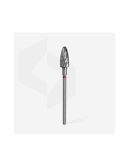 Fraise en carbure de tungstène "maïs", violet, diamètre 6 mm / longueur de la partie de travail 14 mm