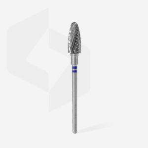 Fraise Gaucher en carbure de tungstène"Maïs" Bleu diamètre : 6.0 mm, 14 mm (1 pièce)