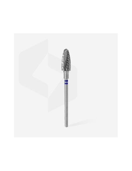 Fraise Gaucher en carbure de tungstène"Maïs" Bleu diamètre : 6.0 mm, 14 mm (1 pièce)