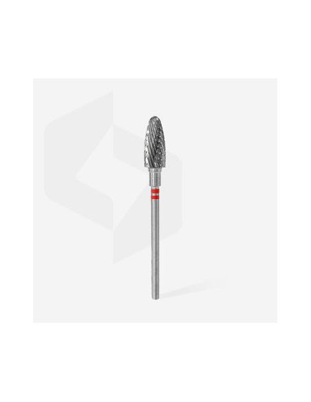 Fraise Gaucher en carbure de tungstène"Maïs" Rouge diamètre : 6.0 mm, 14 mm (1 pièce)