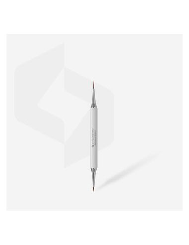 Pinceau double embout Exclusive liner 7 mm / pour gel 12 mm