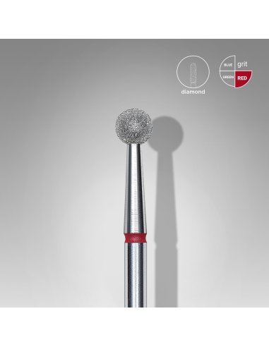 Fraise diamant “boule”,rouge,...