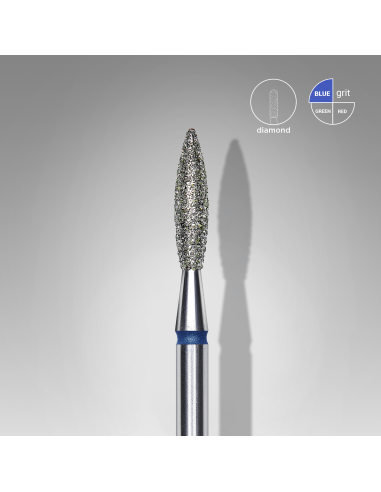 Fraise diamant  "flame", bleu,...