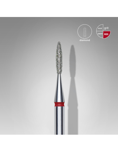 Fraise diamant  "flame", rouge,...