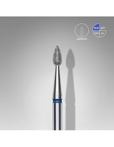 Fraise diamant "goutte", bleu,...