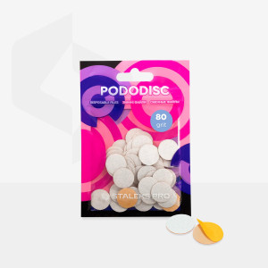 Pack de recharge de limes PODODISC 80 GRIT