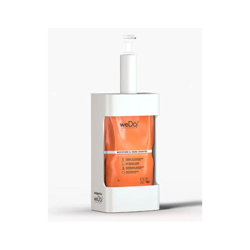 Pompe et support pour poche de recharge