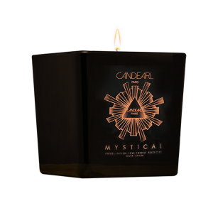 Bougie Mystical - Ambre Indien, Fève Tonka, Bois ciré, Cuir et Rhum
