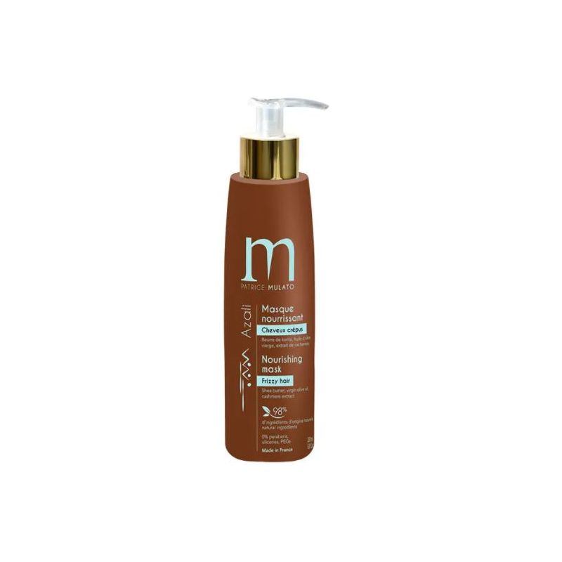 masque nourrissant cheveux crepus azali 200 ml