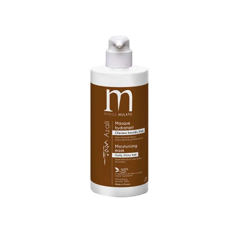 masque hydradant cheveux boucles azali 500 ml