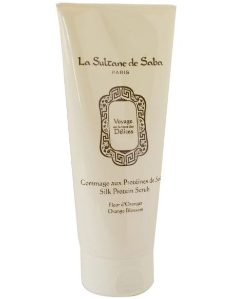 Gommage aux protéines de soie Fleur d'Oranger - Voyage sur la route des délices Gommage aux protéines de soie Fleur d'Oranger - Voyage sur la route des délices