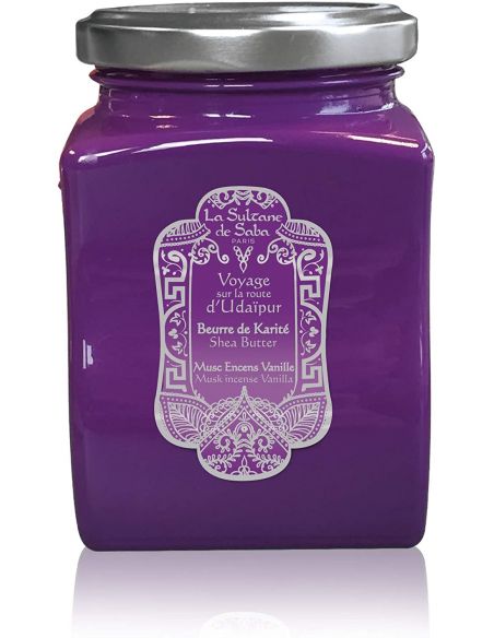 Beurre de Karité Musc, encens, Vanille - Voyage sur la route d'Udaîpur