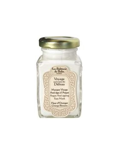 Masque visage anti-âge à l'argan et Fleur d'Oranger 100ml