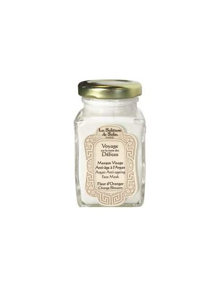 Masque visage anti-âge à l'argan et Fleur d'Oranger 100ml Masque visage anti-âge à l'argan et Fleur d'Oranger 100ml