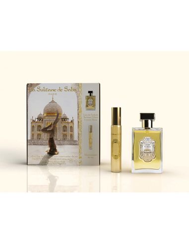 Coffret Eau de parfum 50ml + spray 10mlMusc, encens, Rose - Voyage sur la route de Taj Palace