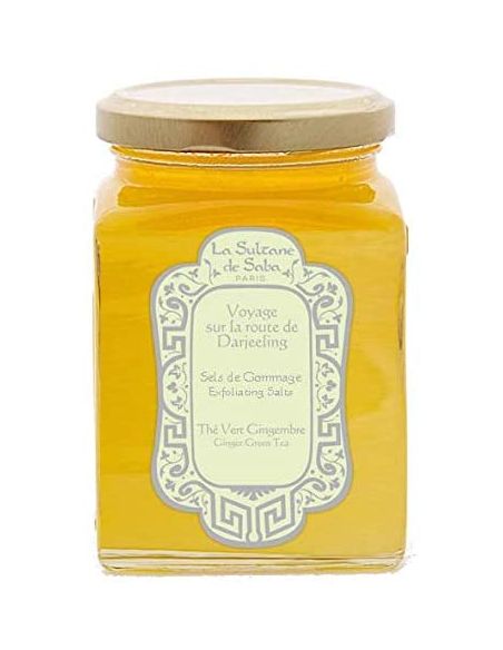 Sel de Gommage Thé Vert, Gingembre - Voyage sur la route de Darjeeling Sel de Gommage Thé Vert, Gingembre - Voyage sur la route de Darjeeling