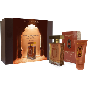 Coffret Eau de Parfum Ayurvédique + Crème mains - Ambre, Vanille, Patchouli - Voyage sur la route des épices