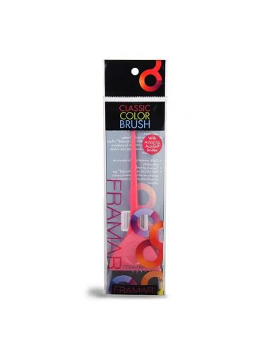 Pinceau de coloration rose