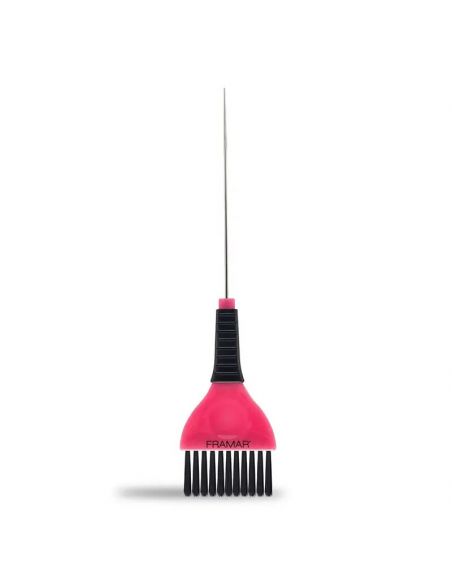 Pinceau de coloration aiguille rose Pinceau de coloration aiguille rose