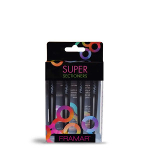 Lot de 4 pinces de separation noires