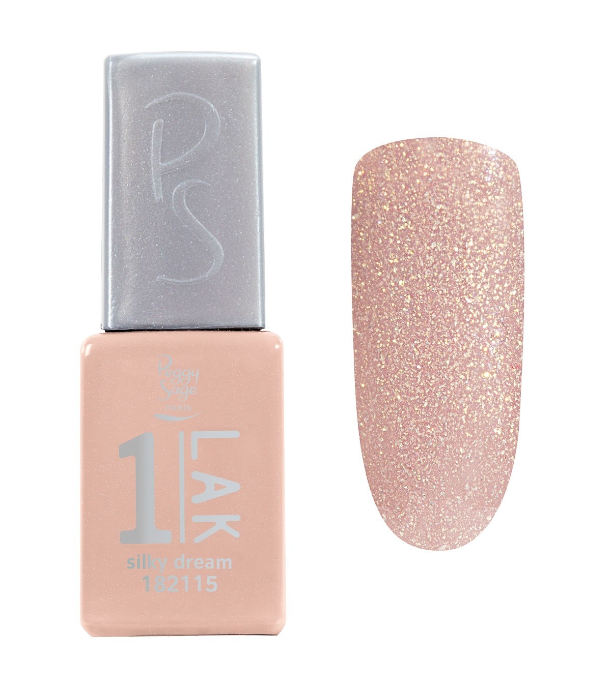 Peggy Sage Vernis semipermanent pailleté 1LAK Vernis semiper...