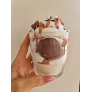 Bougie gourmande verre -...