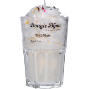 Bougie milkshake - avec bijou