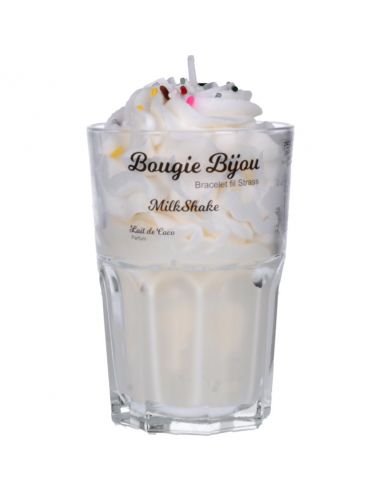 Bougie milkshake - avec bijou