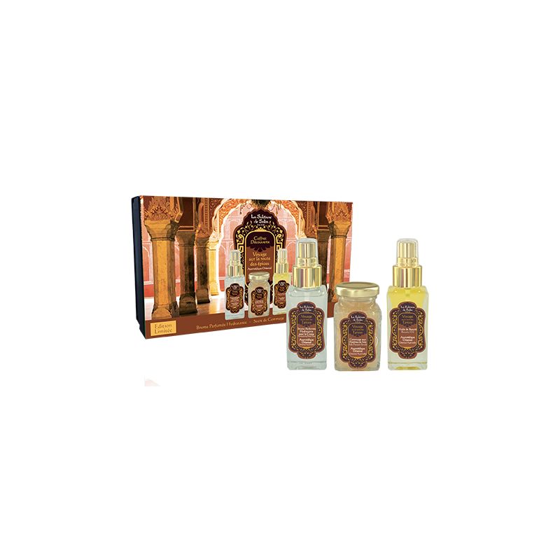 Coffret découverte Ayurvédique - Ambre, Vanille, Patchouli - Voyage sur la route des épices