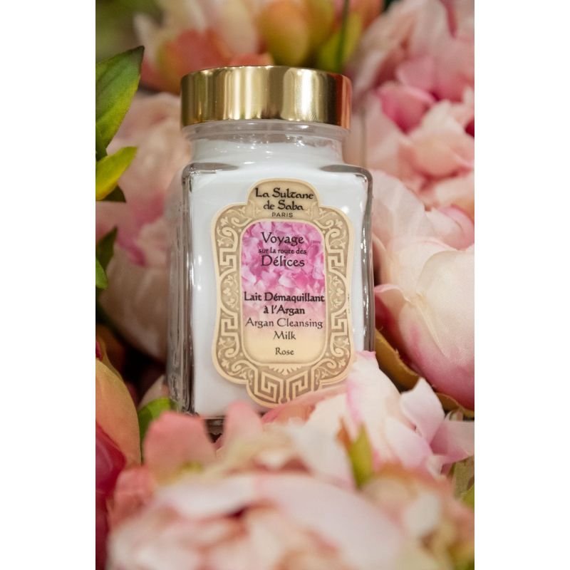 Lait démaquillant argan Voyage sur la route des délices Lait démaquillant argan Voyage sur la route des délices