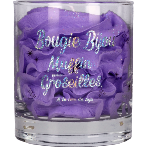 Bougie chantilly - avec bijou