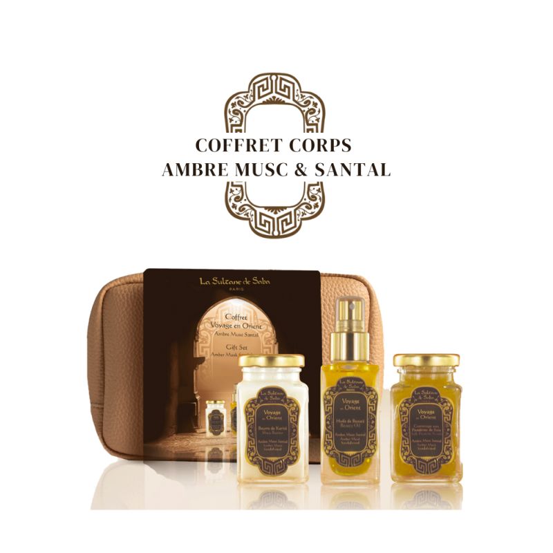 Coffret corps Ambre, Musc, Santal - Voyage en Orient