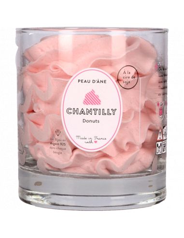 Bougie chantilly - avec bijou