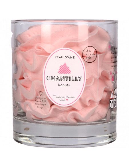 Bougie chantilly - avec bijou