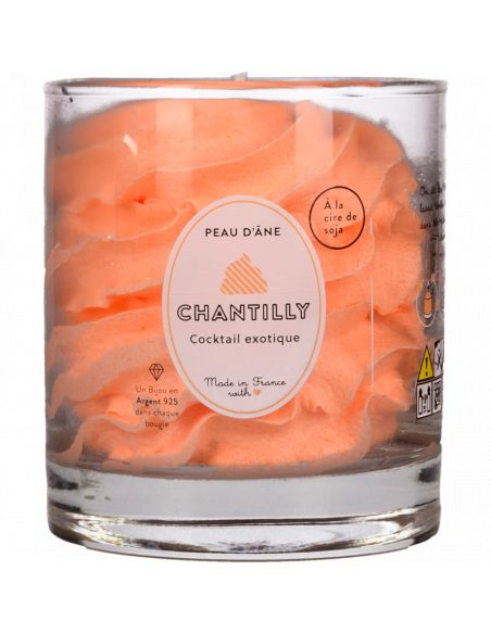 Bougie chantilly - avec bijou