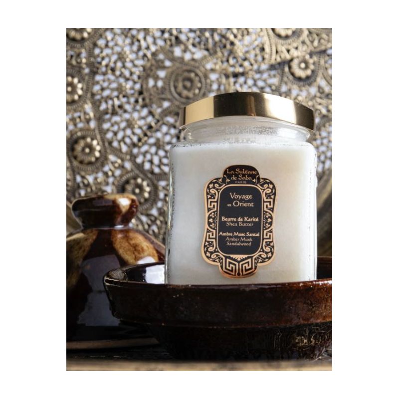 Beurre de Karité Ambre, Musc, Santal - Voyage en Orient Beurre de Karité Ambre, Musc, Santal - Voyage en Orient