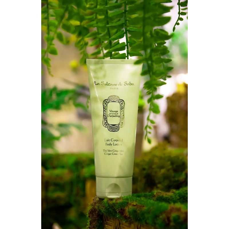 Lait Corporel Thé Vert, Gingembre - Voyage sur la route de Darjeeling