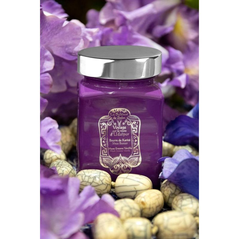 Beurre de Karité Musc, encens, Vanille - Voyage sur la route d'Udaîpur
