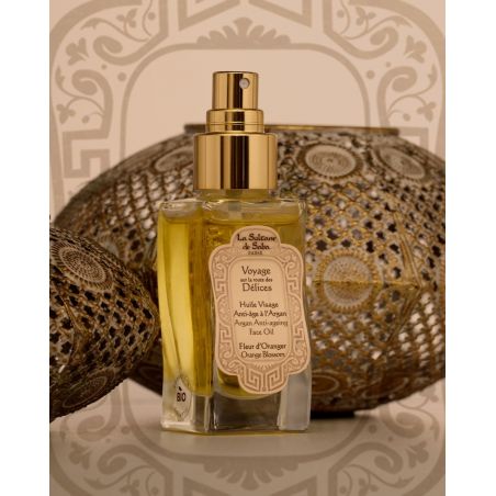 Huile visage à l'argan Fleur d'Oranger - Voyage en Orient