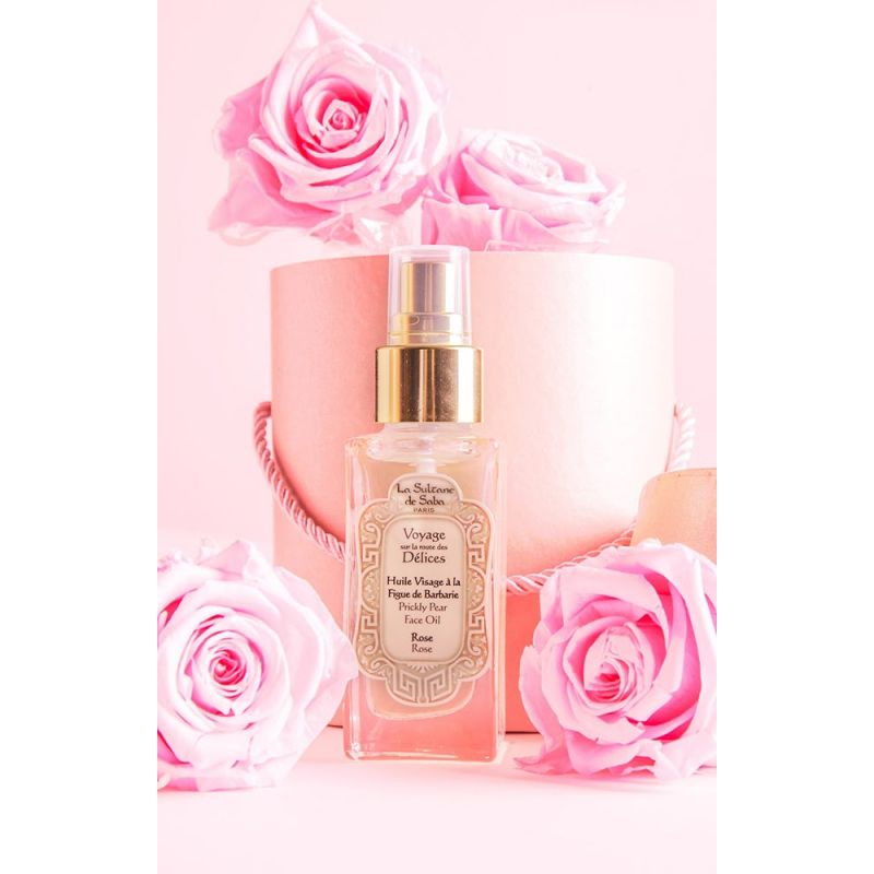 Huile visage à la Figue de Barbarie à la rose