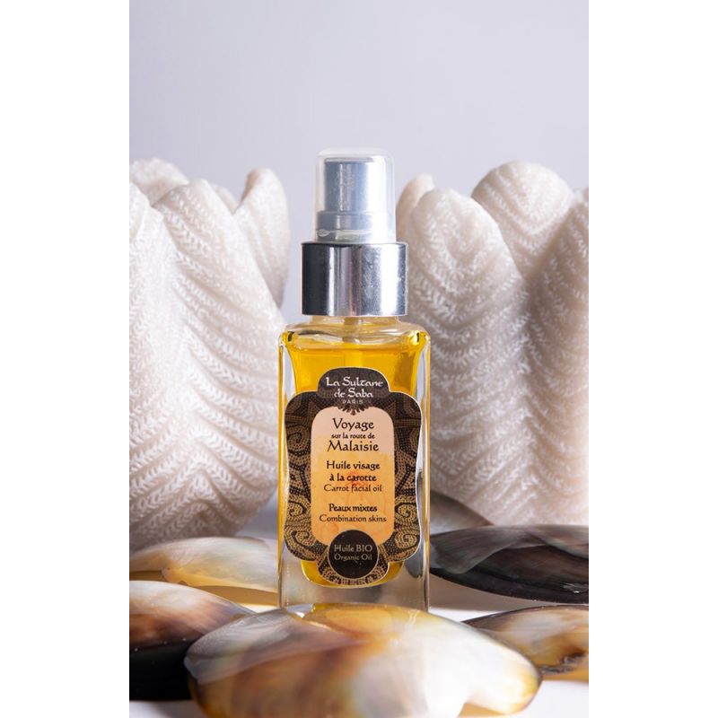 Huile visage à la carotte