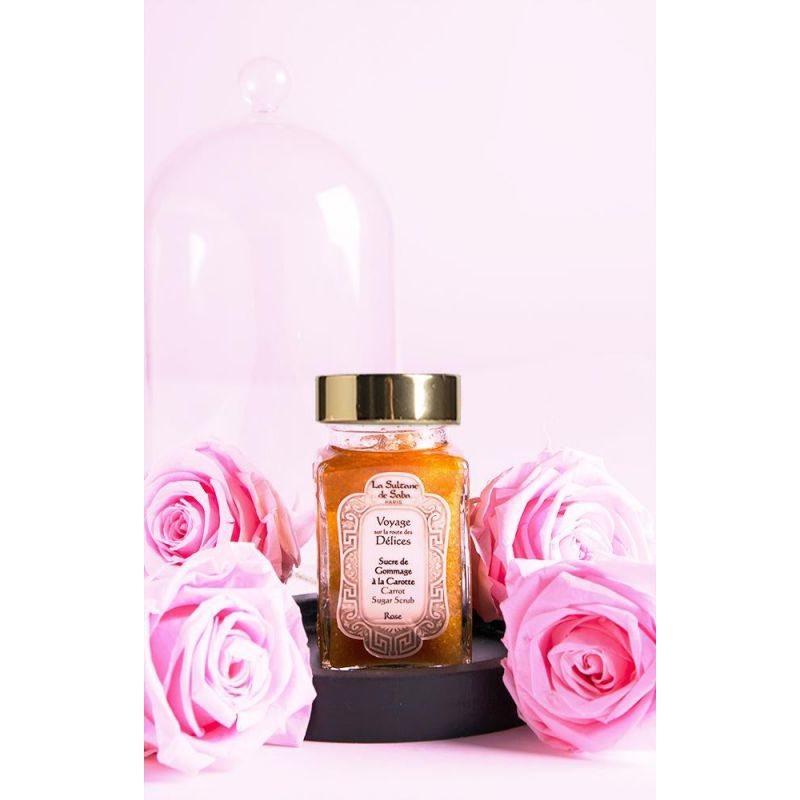 Sucre de Gommage visage Carotte & Rose Sucre de Gommage visage Carotte & Rose