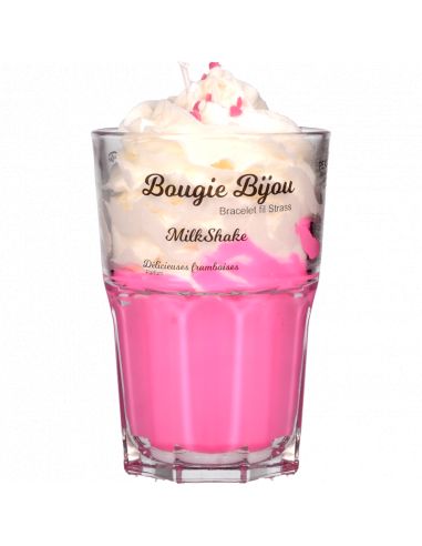 Bougie milkshake avec bijou