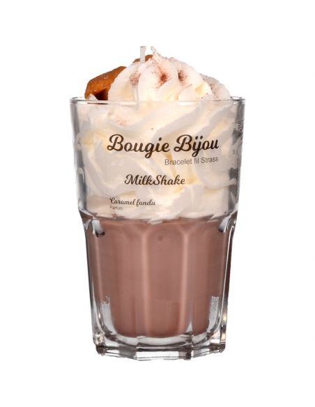 Bougie milkshake avec bijou Bougie milkshake avec bijou