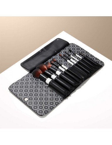 10 Piece Luxury Brush Set - Trousse...