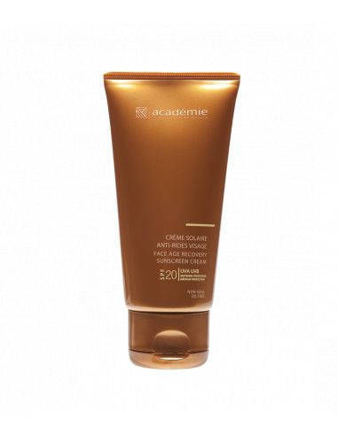 Crème solaire anti-rides visage spf 20