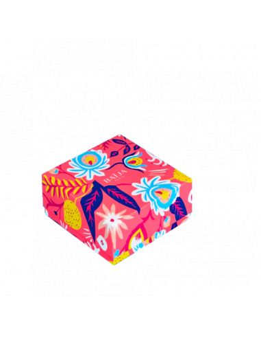 Boite cadeau multicolore